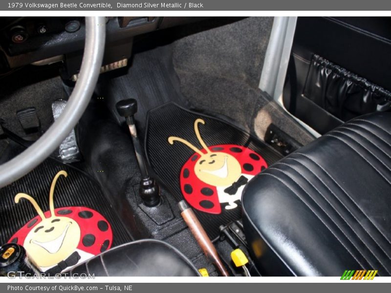Diamond Silver Metallic / Black 1979 Volkswagen Beetle Convertible