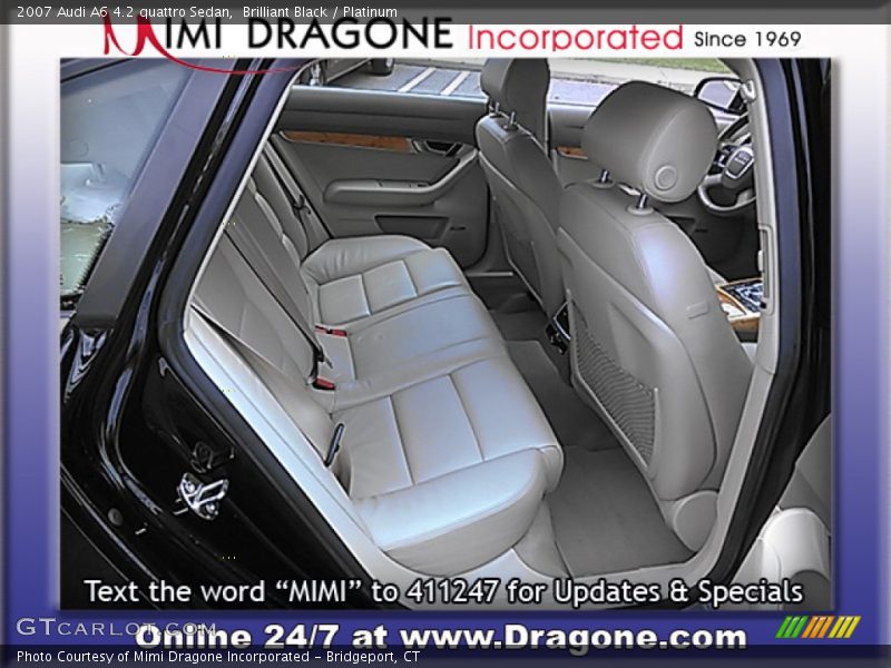 Brilliant Black / Platinum 2007 Audi A6 4.2 quattro Sedan