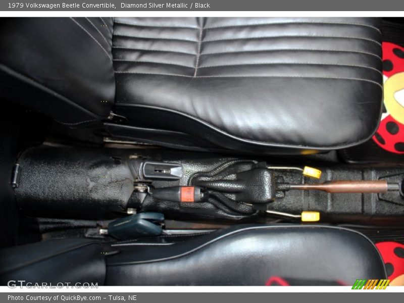 Diamond Silver Metallic / Black 1979 Volkswagen Beetle Convertible
