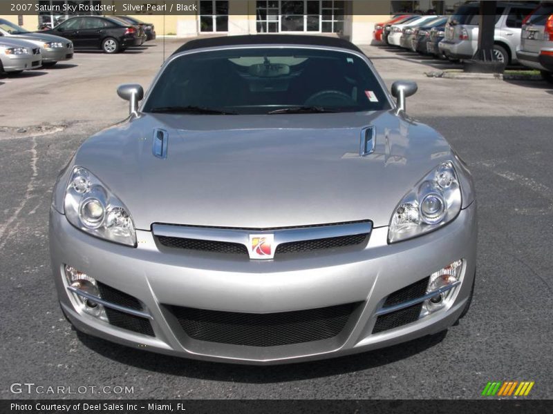 Silver Pearl / Black 2007 Saturn Sky Roadster