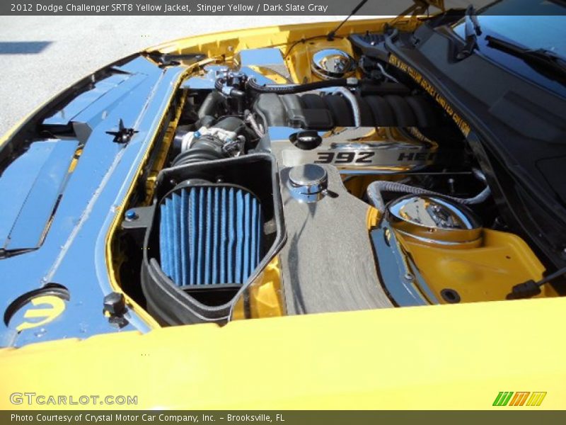 Stinger Yellow / Dark Slate Gray 2012 Dodge Challenger SRT8 Yellow Jacket