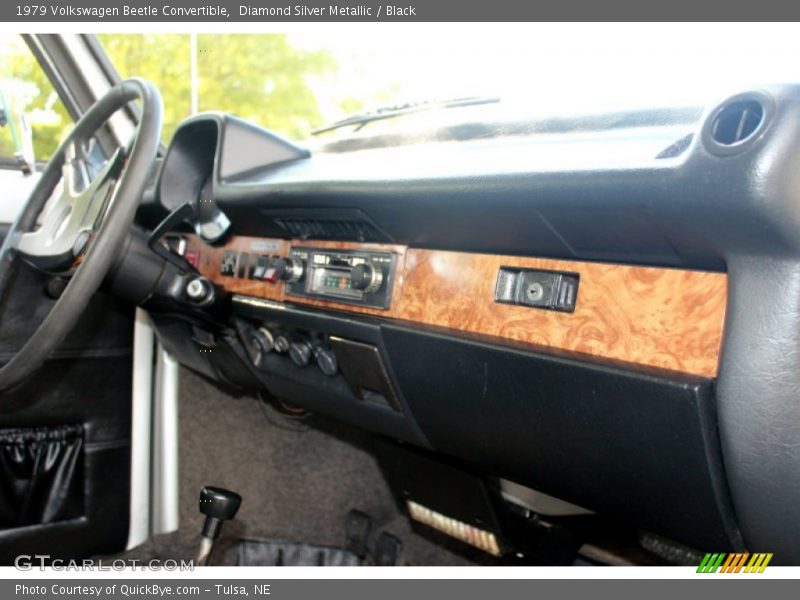 Diamond Silver Metallic / Black 1979 Volkswagen Beetle Convertible