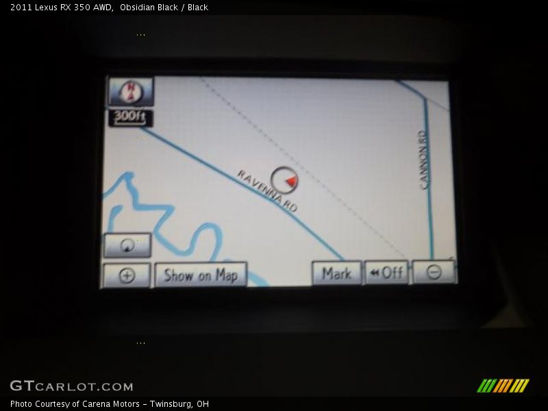 Obsidian Black / Black 2011 Lexus RX 350 AWD