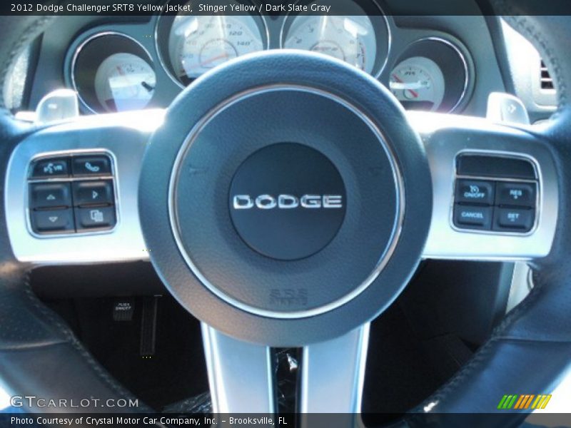 Stinger Yellow / Dark Slate Gray 2012 Dodge Challenger SRT8 Yellow Jacket