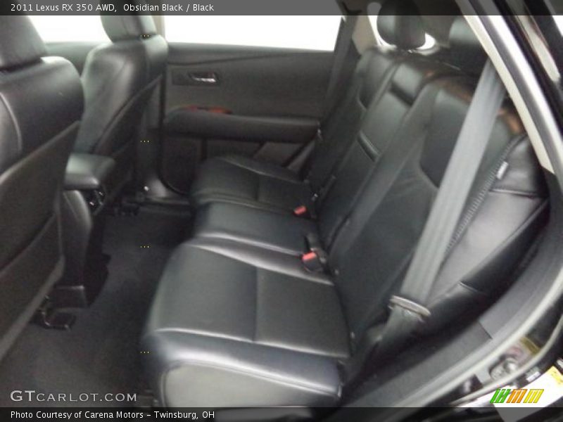 Obsidian Black / Black 2011 Lexus RX 350 AWD