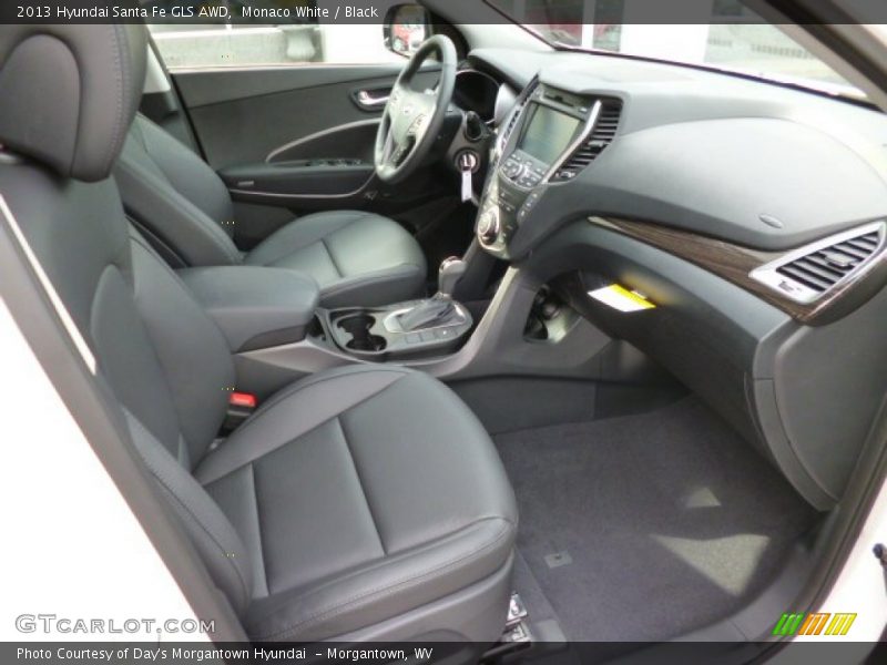 2013 Santa Fe GLS AWD Black Interior