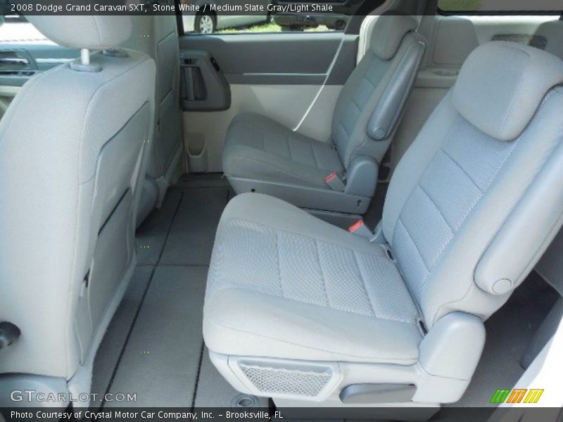 Stone White / Medium Slate Gray/Light Shale 2008 Dodge Grand Caravan SXT