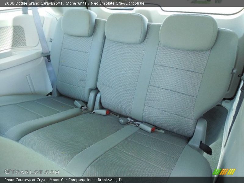 Stone White / Medium Slate Gray/Light Shale 2008 Dodge Grand Caravan SXT