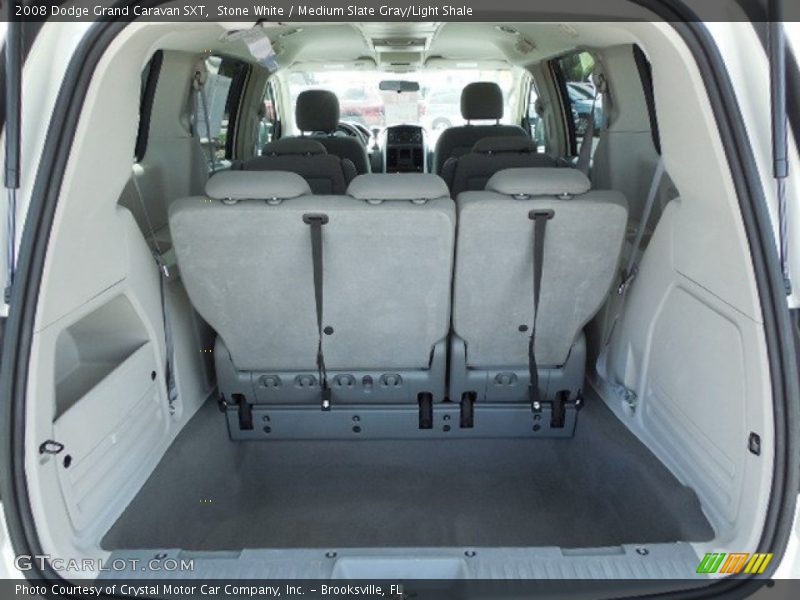 Stone White / Medium Slate Gray/Light Shale 2008 Dodge Grand Caravan SXT