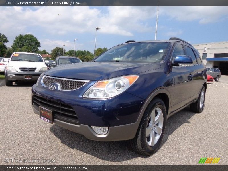 Deep Blue / Gray 2007 Hyundai Veracruz SE