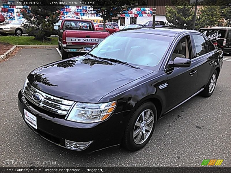 Tuxedo Black Metallic / Camel 2009 Ford Taurus SEL