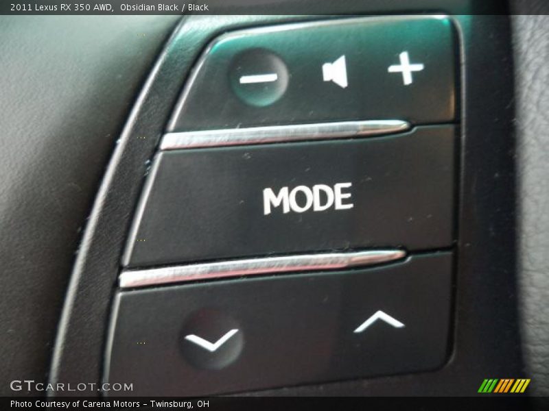 Obsidian Black / Black 2011 Lexus RX 350 AWD