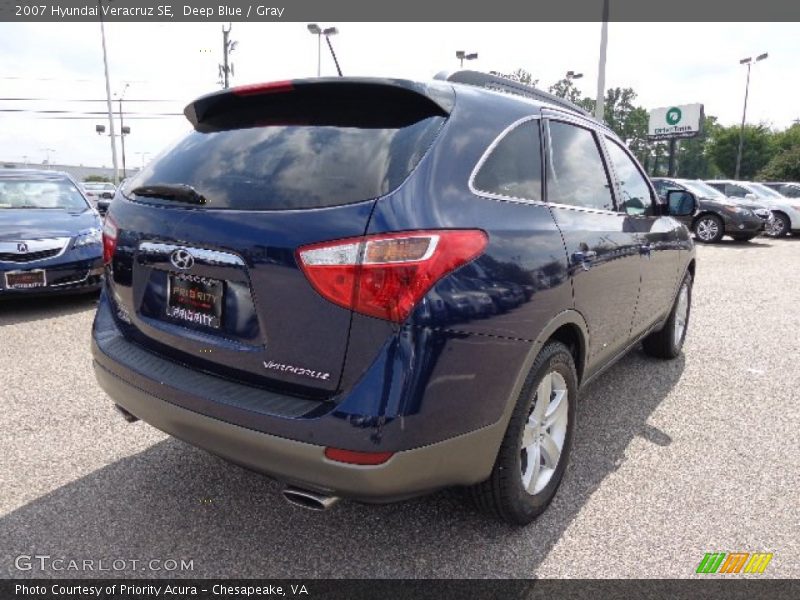 Deep Blue / Gray 2007 Hyundai Veracruz SE