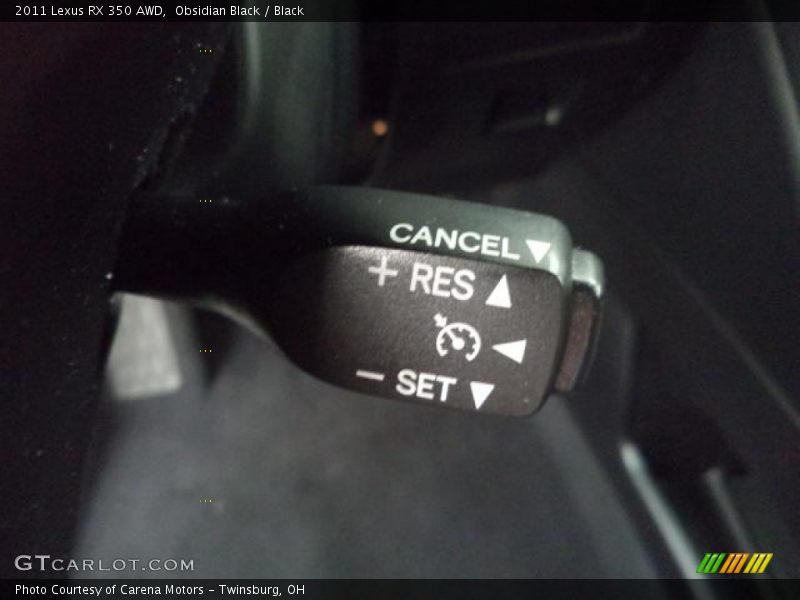 Obsidian Black / Black 2011 Lexus RX 350 AWD