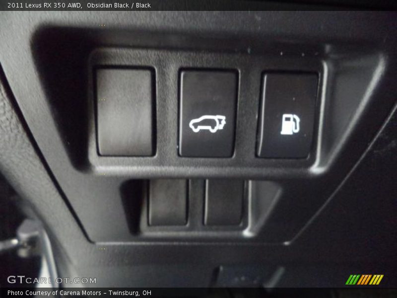 Obsidian Black / Black 2011 Lexus RX 350 AWD