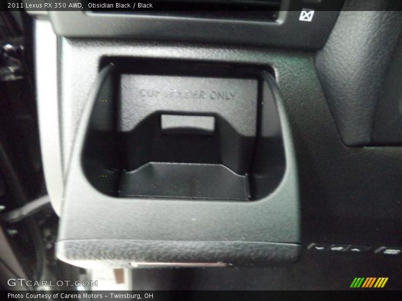 Obsidian Black / Black 2011 Lexus RX 350 AWD