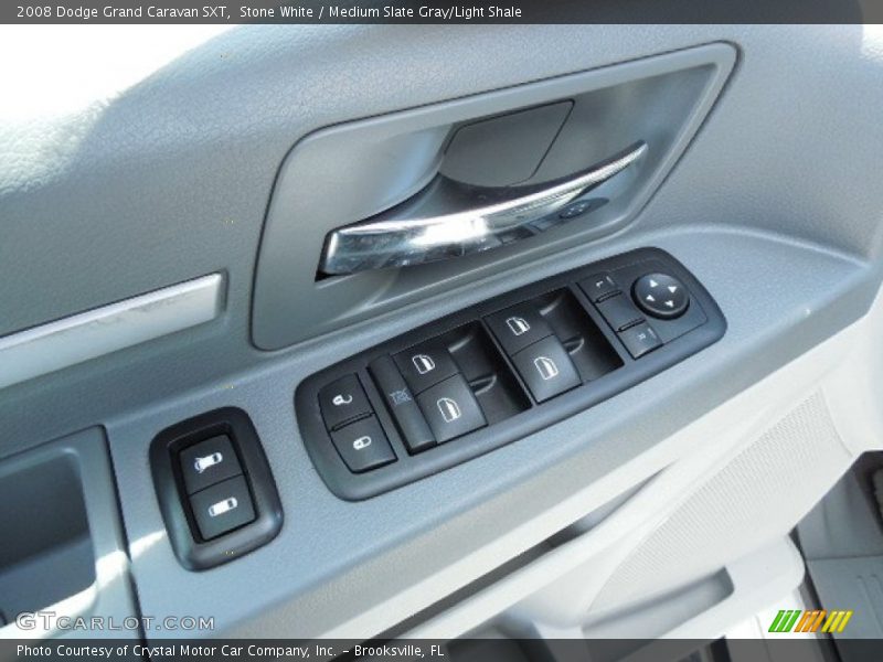 Stone White / Medium Slate Gray/Light Shale 2008 Dodge Grand Caravan SXT
