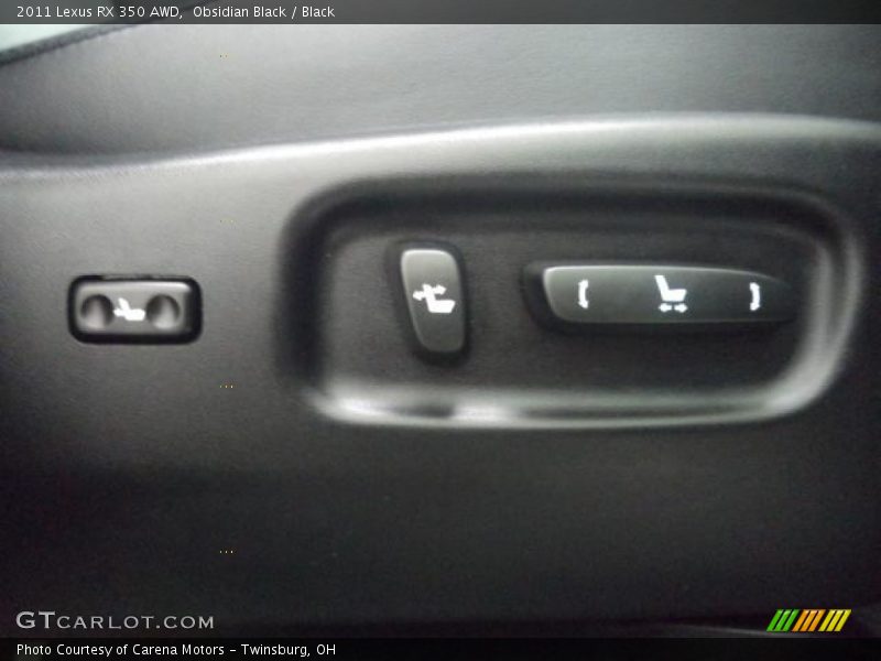 Obsidian Black / Black 2011 Lexus RX 350 AWD