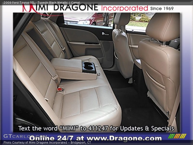 Tuxedo Black Metallic / Camel 2009 Ford Taurus SEL