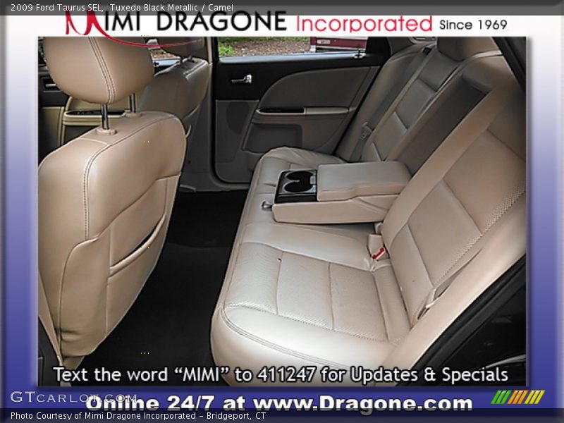 Tuxedo Black Metallic / Camel 2009 Ford Taurus SEL