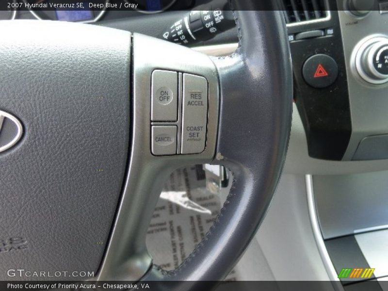 Deep Blue / Gray 2007 Hyundai Veracruz SE