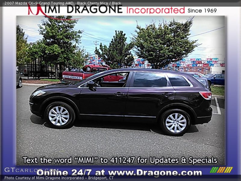 Black Cherry Mica / Black 2007 Mazda CX-9 Grand Touring AWD