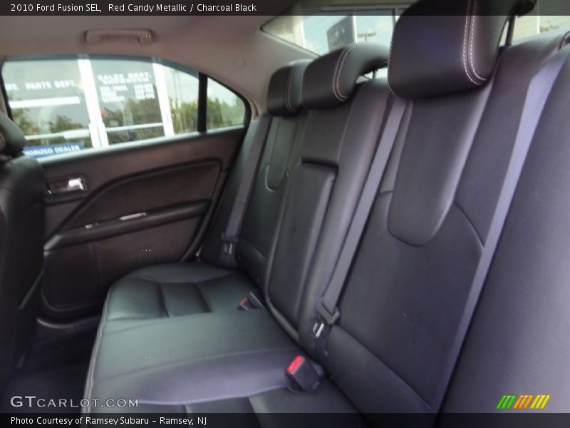 Red Candy Metallic / Charcoal Black 2010 Ford Fusion SEL