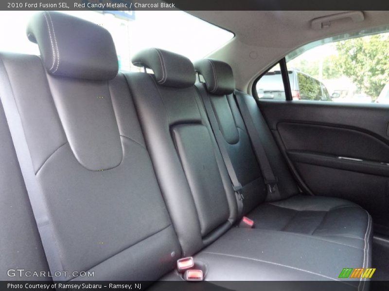 Red Candy Metallic / Charcoal Black 2010 Ford Fusion SEL