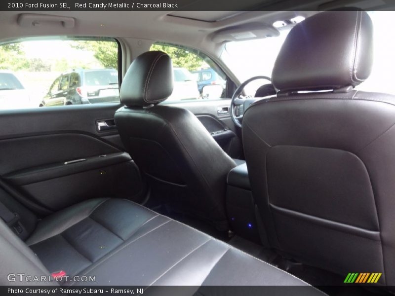 Red Candy Metallic / Charcoal Black 2010 Ford Fusion SEL