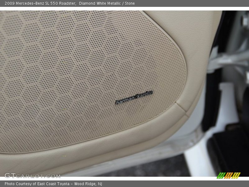 Diamond White Metallic / Stone 2009 Mercedes-Benz SL 550 Roadster