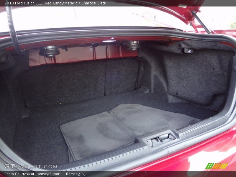 Red Candy Metallic / Charcoal Black 2010 Ford Fusion SEL