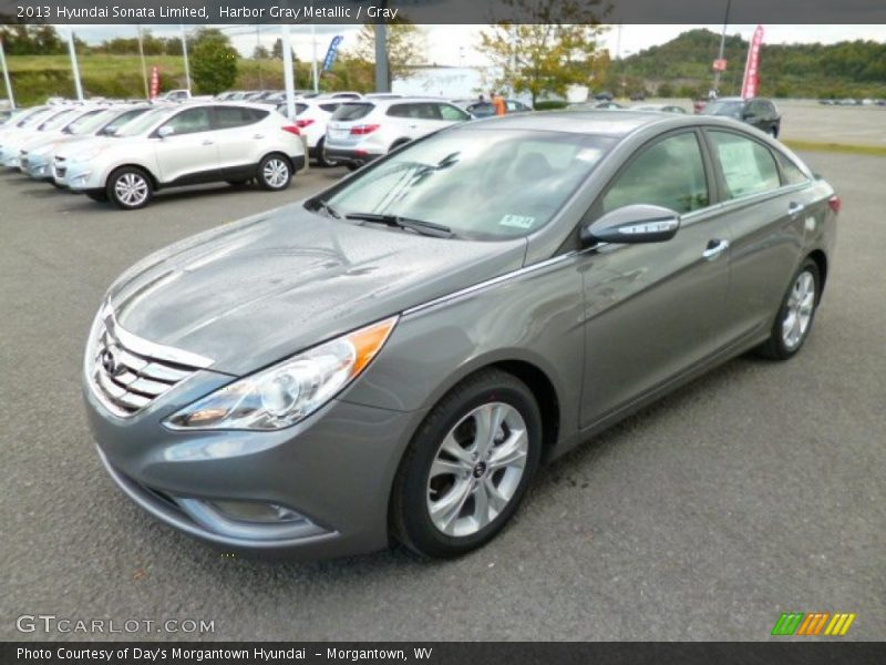 Harbor Gray Metallic / Gray 2013 Hyundai Sonata Limited