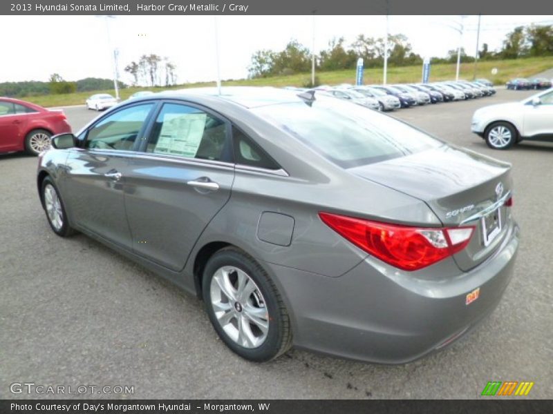 Harbor Gray Metallic / Gray 2013 Hyundai Sonata Limited