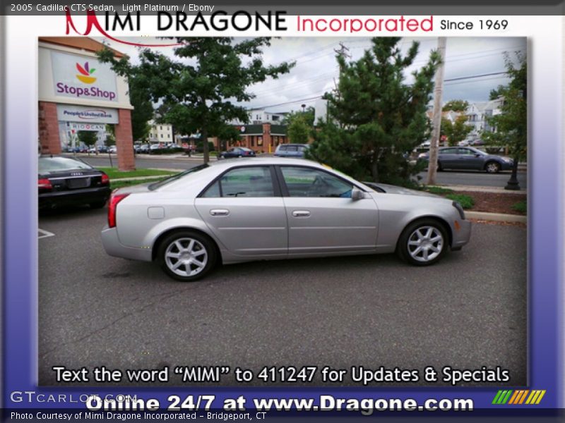 Light Platinum / Ebony 2005 Cadillac CTS Sedan