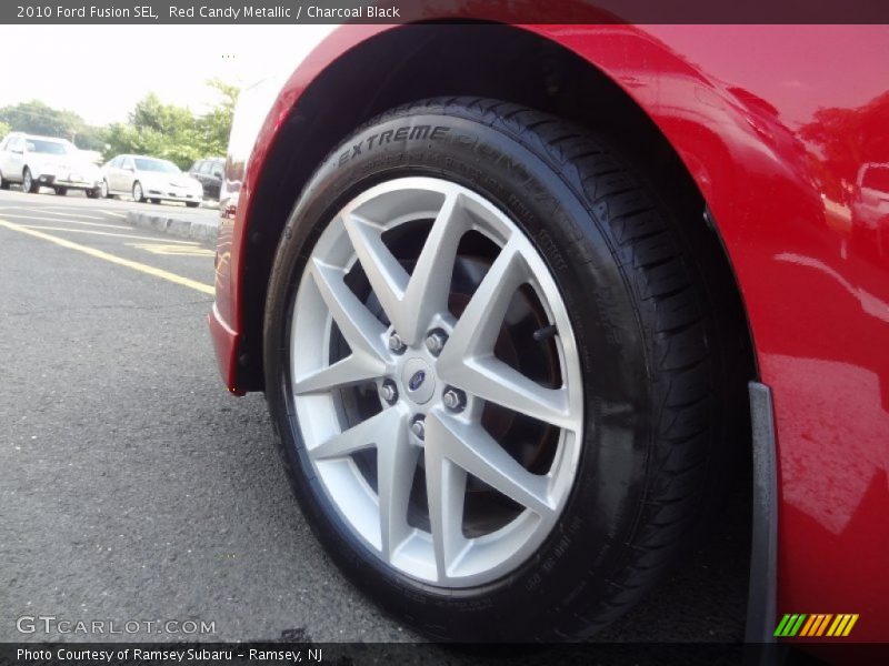 Red Candy Metallic / Charcoal Black 2010 Ford Fusion SEL