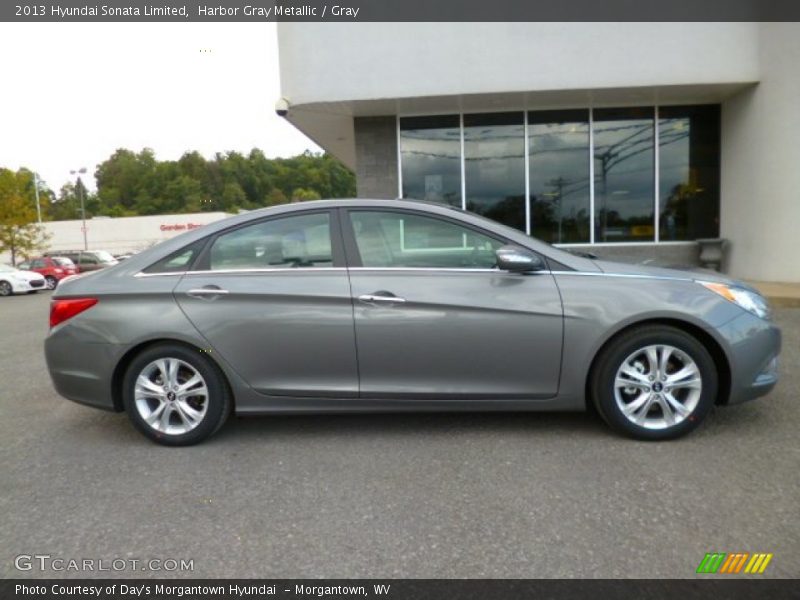 Harbor Gray Metallic / Gray 2013 Hyundai Sonata Limited