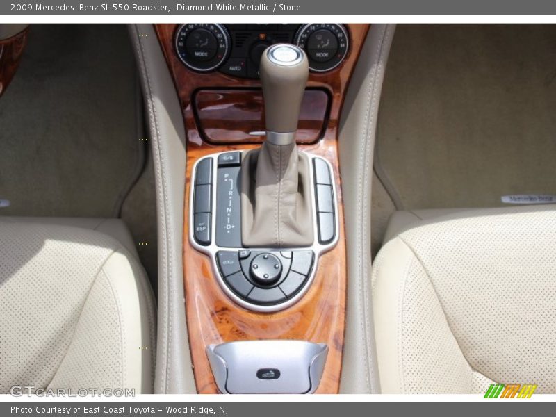 Diamond White Metallic / Stone 2009 Mercedes-Benz SL 550 Roadster