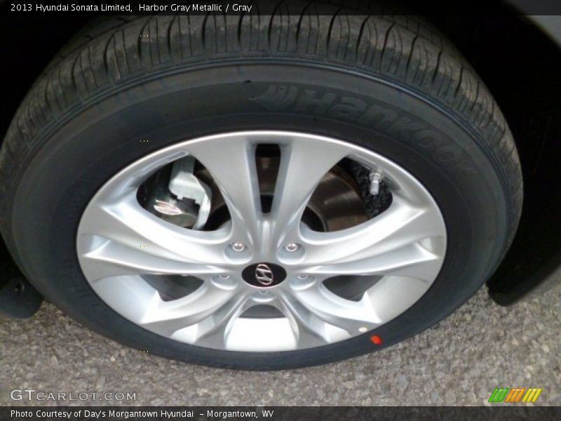 Harbor Gray Metallic / Gray 2013 Hyundai Sonata Limited