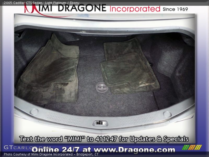 Light Platinum / Ebony 2005 Cadillac CTS Sedan