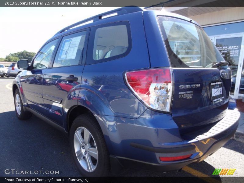 Marine Blue Pearl / Black 2013 Subaru Forester 2.5 X