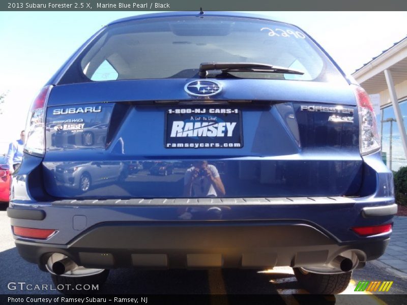 Marine Blue Pearl / Black 2013 Subaru Forester 2.5 X
