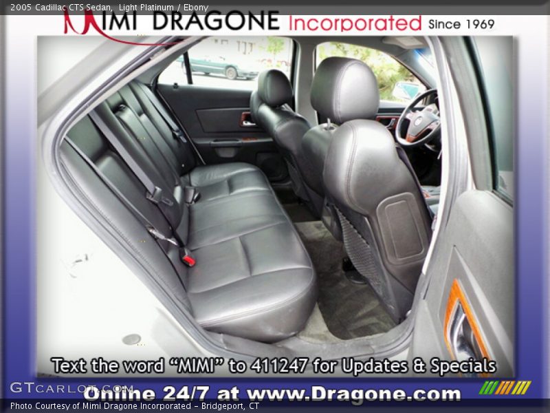 Light Platinum / Ebony 2005 Cadillac CTS Sedan