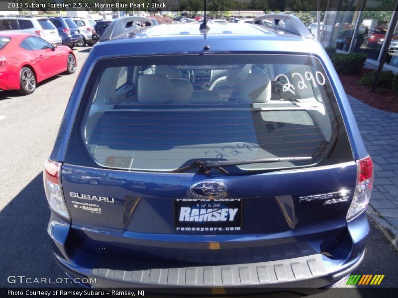 Marine Blue Pearl / Black 2013 Subaru Forester 2.5 X
