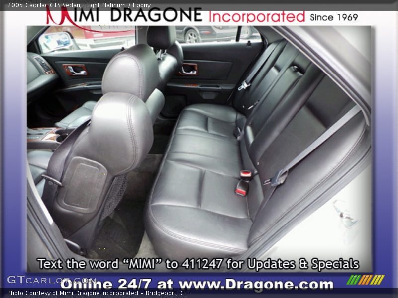 Light Platinum / Ebony 2005 Cadillac CTS Sedan