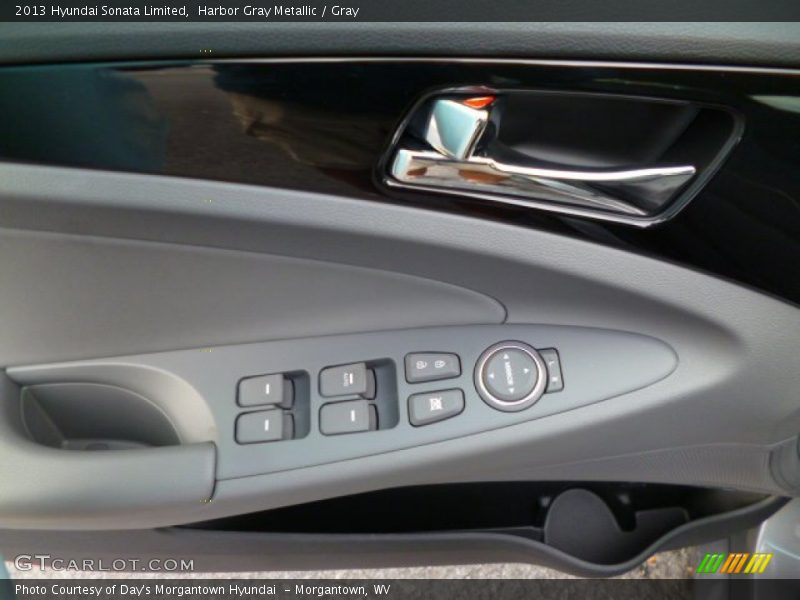 Harbor Gray Metallic / Gray 2013 Hyundai Sonata Limited