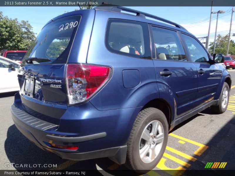 Marine Blue Pearl / Black 2013 Subaru Forester 2.5 X