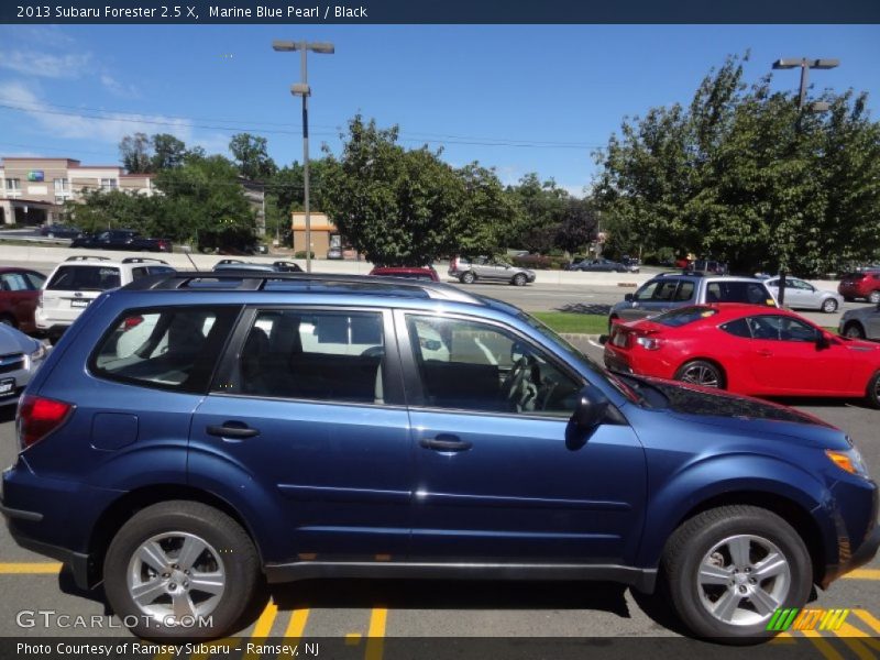 Marine Blue Pearl / Black 2013 Subaru Forester 2.5 X