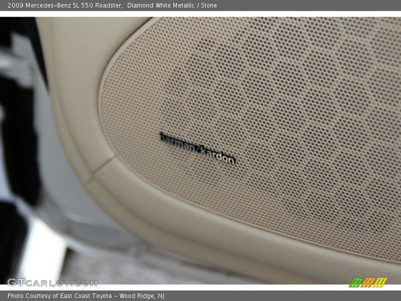 Diamond White Metallic / Stone 2009 Mercedes-Benz SL 550 Roadster