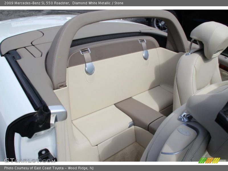 Diamond White Metallic / Stone 2009 Mercedes-Benz SL 550 Roadster