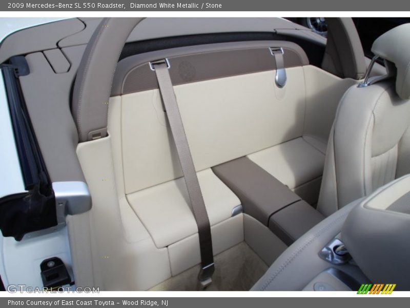 Diamond White Metallic / Stone 2009 Mercedes-Benz SL 550 Roadster